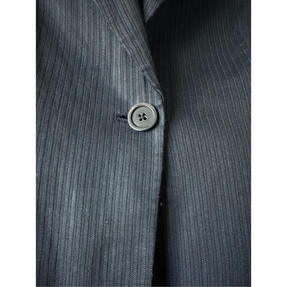 Elie Tahari Women's Peak Lapel Single Button Blazer Black Size 4‎ - Picture 3 of 9